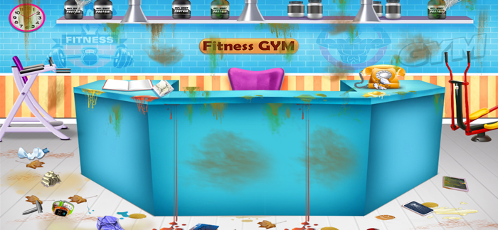 Gym Fitness  Playground Clean
