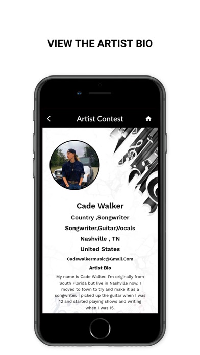 Singer Songwriter Musician Screenshot