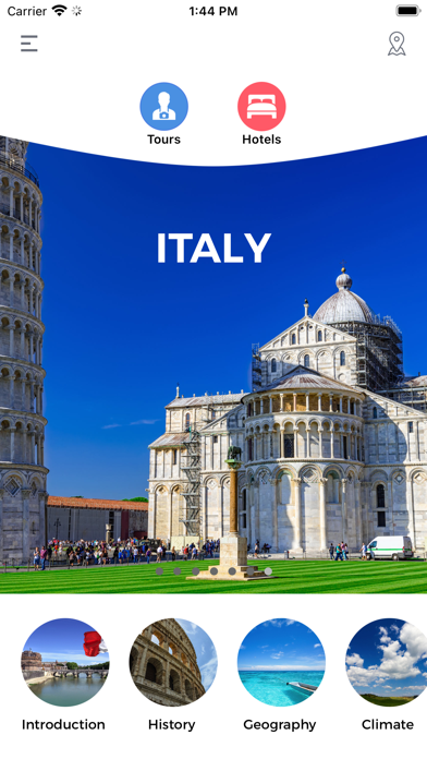 Italy Travel Guide Offline Screenshot