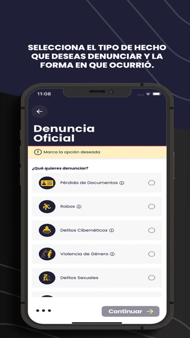 Denuncias Virtuales Screenshot