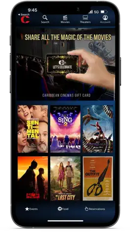 Game screenshot Caribbean Cinemas apk