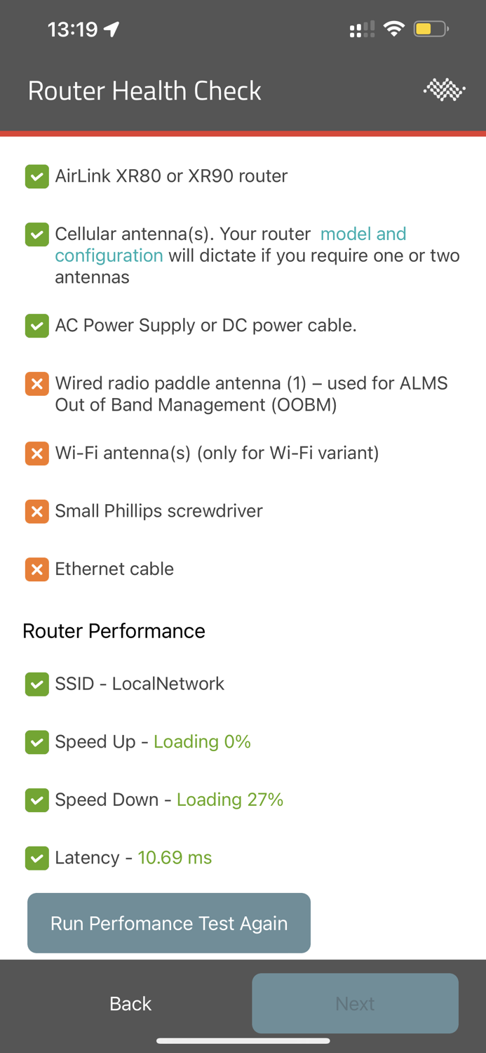 AirLink Registration