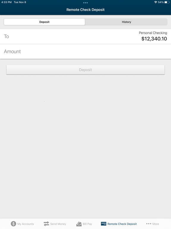 Envista Mobile Banking iPad screenshot 6 - Finance app