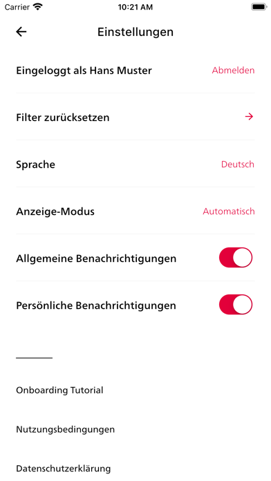 UniBE mobile Screenshot