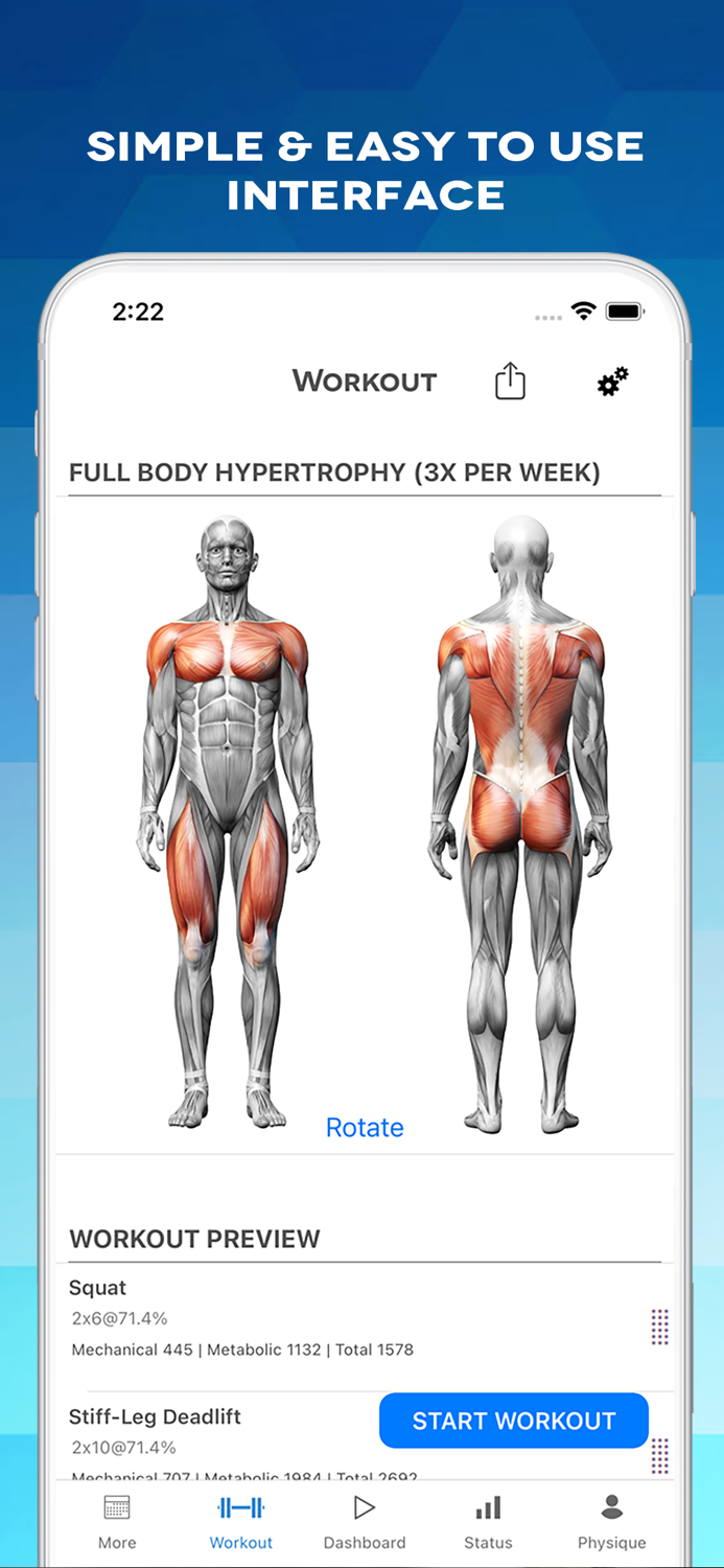 Strongur The Best Workout Log
