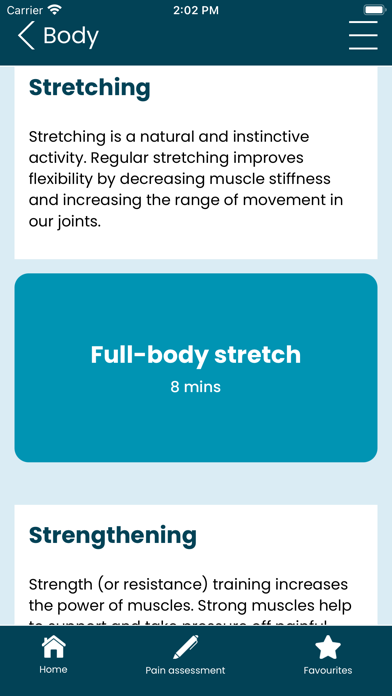 Cancer Pain App Screenshot