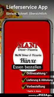 mani döner - pizzeria hünxe iphone screenshot 1