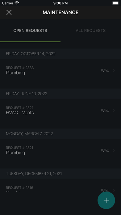 Leaf Living Resident App Screenshot