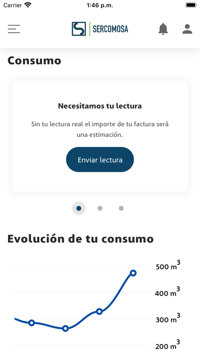 Canal Cliente Online SERCOMOSA Screenshot