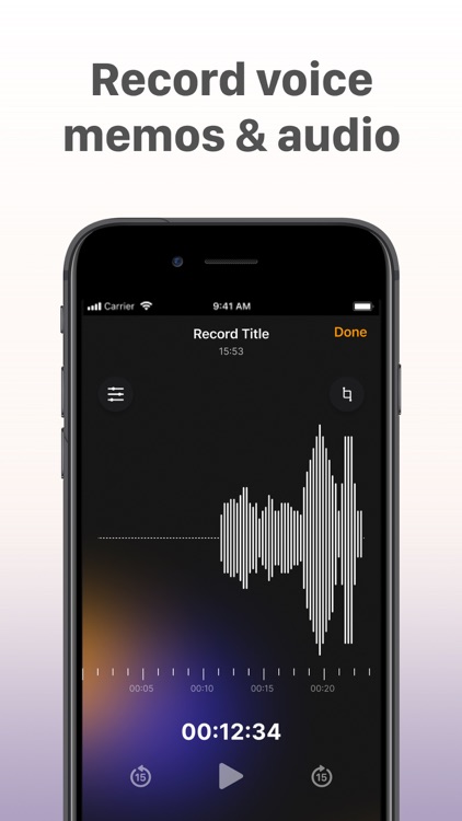 Voice Recorder — Audio Memos screenshot-3