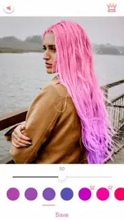 q hair color editor: hairstyle iphone screenshot 2