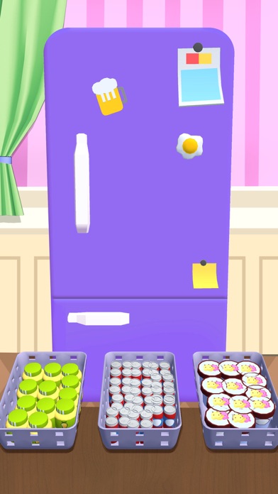 Fill Up Fridge! - 3D冷蔵庫整理ゲームのおすすめ画像1