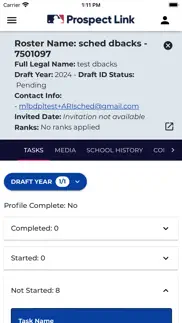 mlb draft prospect link iphone screenshot 3