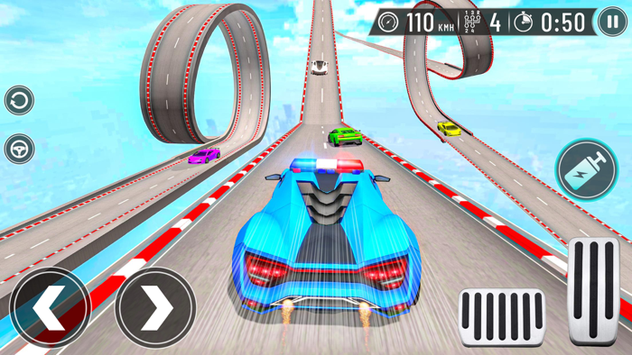 Police Car Stunt Driving Game