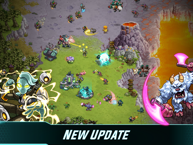 ภาพหน้าจอเกม RTS ของ Iron Marines Invasion