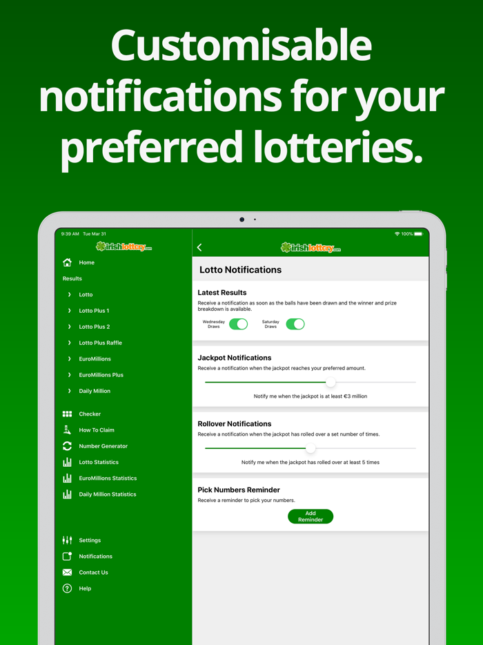 Irish Lottery - Results