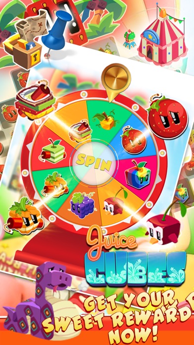 Juice Cubes match 3 game Screenshot