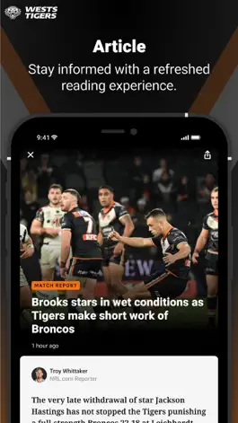 Game screenshot Wests Tigers apk