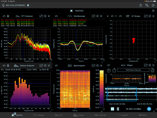 SignalScope X iPad app afbeelding 10