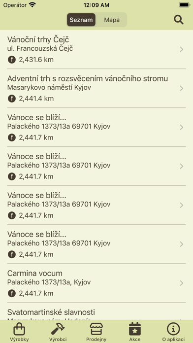 Regionální značky Screenshot