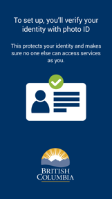 BC Services Card screenshot