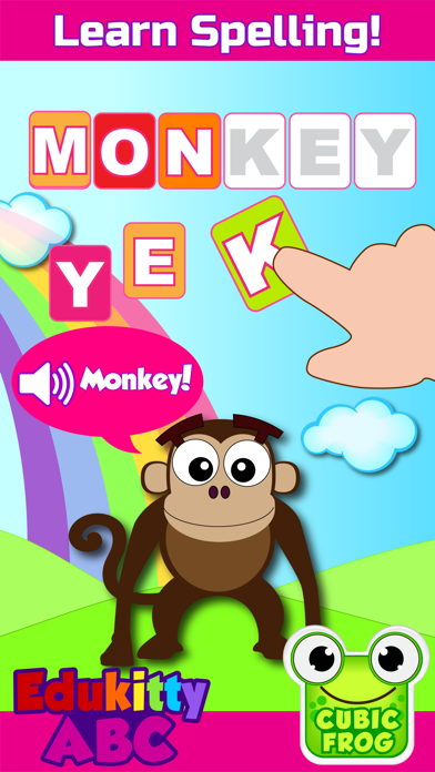 EduKitty ABC Letter Quiz-Free Amazing Educational Games, Tracing and Flash Cards for Preschoolers and Toddlers screenshot 1