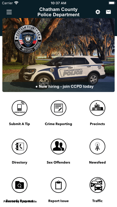 Chatham County PD Screenshot