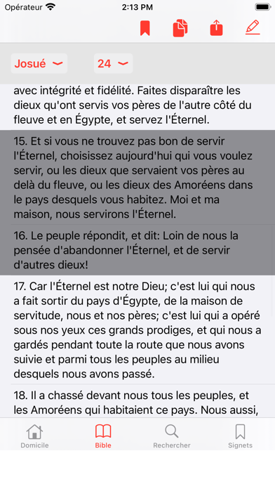 La Bible Louis Segond Screenshot