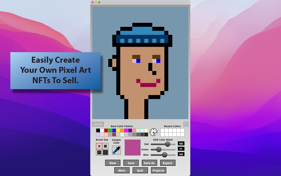 #1. Pixel Paver Pro - NFT Maker (macOS) 由: Mike Hempfling