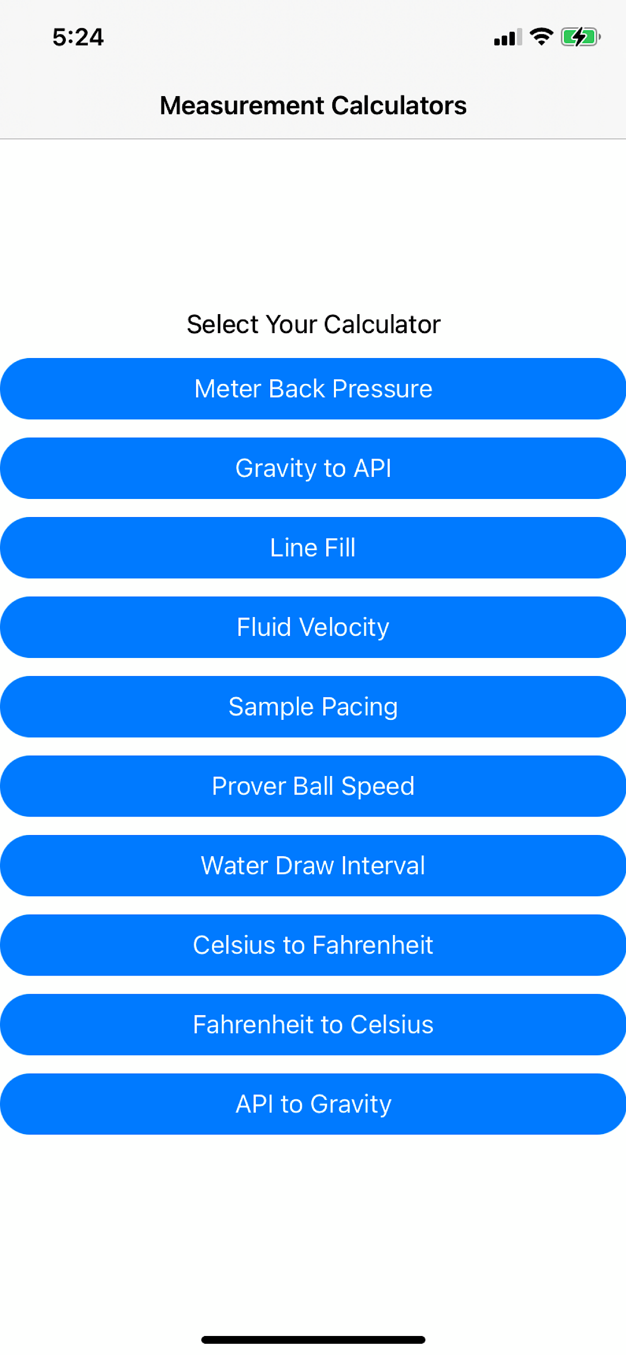 Measurement Calculators