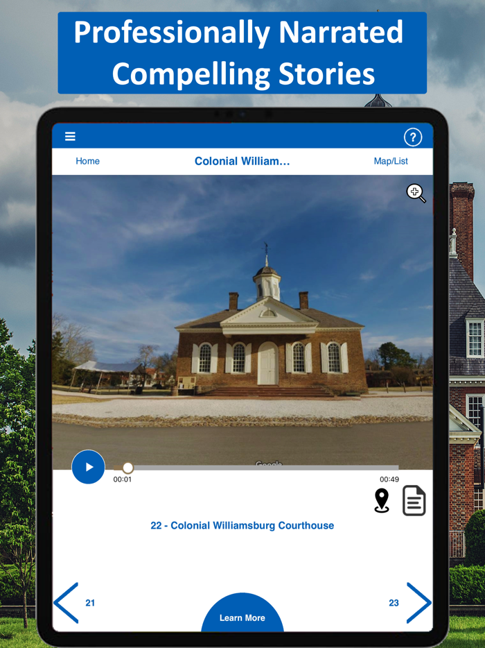 Colonial Williamsburg GPS Tour