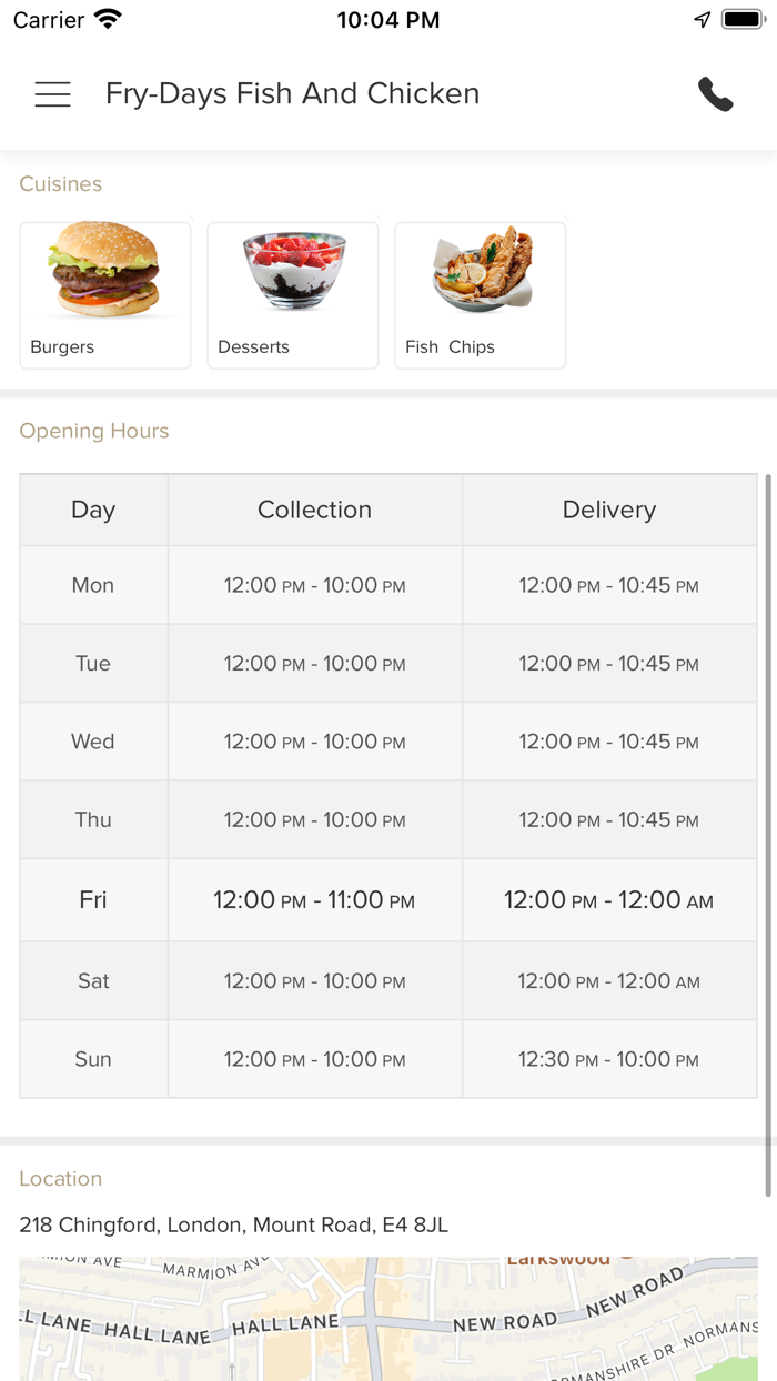 Fry-Days Fish And Chicken.