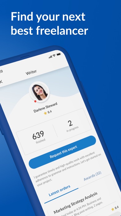 MyWriter — Freelance Writers Screenshot