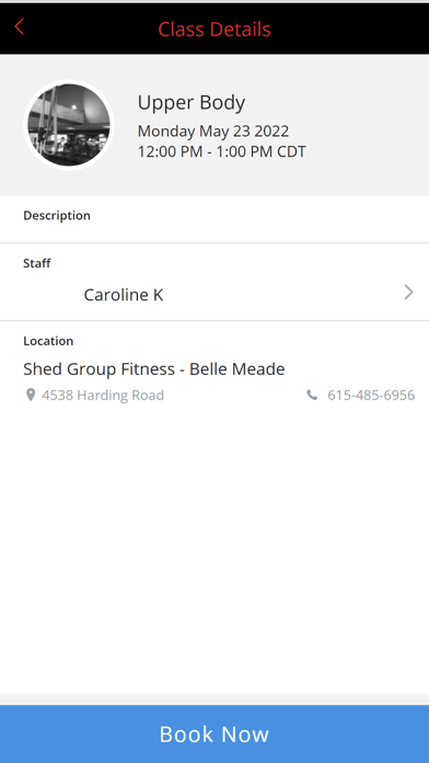 Shed Fitness Screenshot