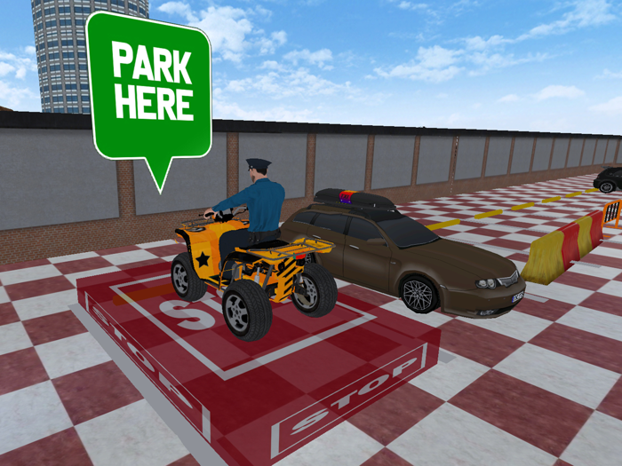 US Police ATV Quad Bike Games