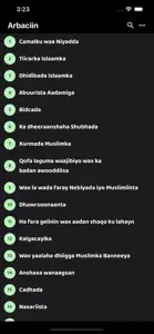 Arbaciin Nawawi Af Somali screenshot #2 for iPhone