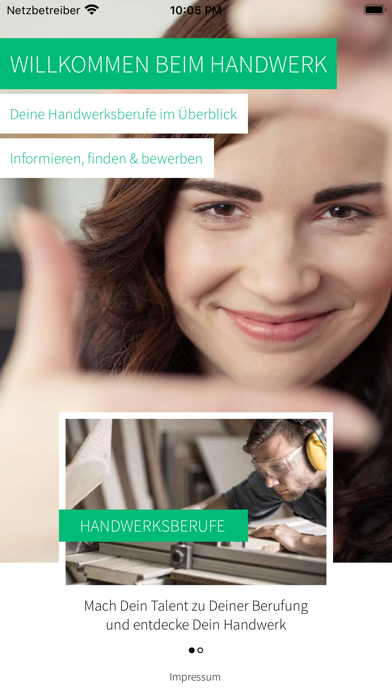 Ausbildung im Handwerk Screenshot
