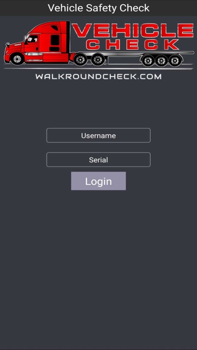 Vehicle Walkaround Check Screenshot
