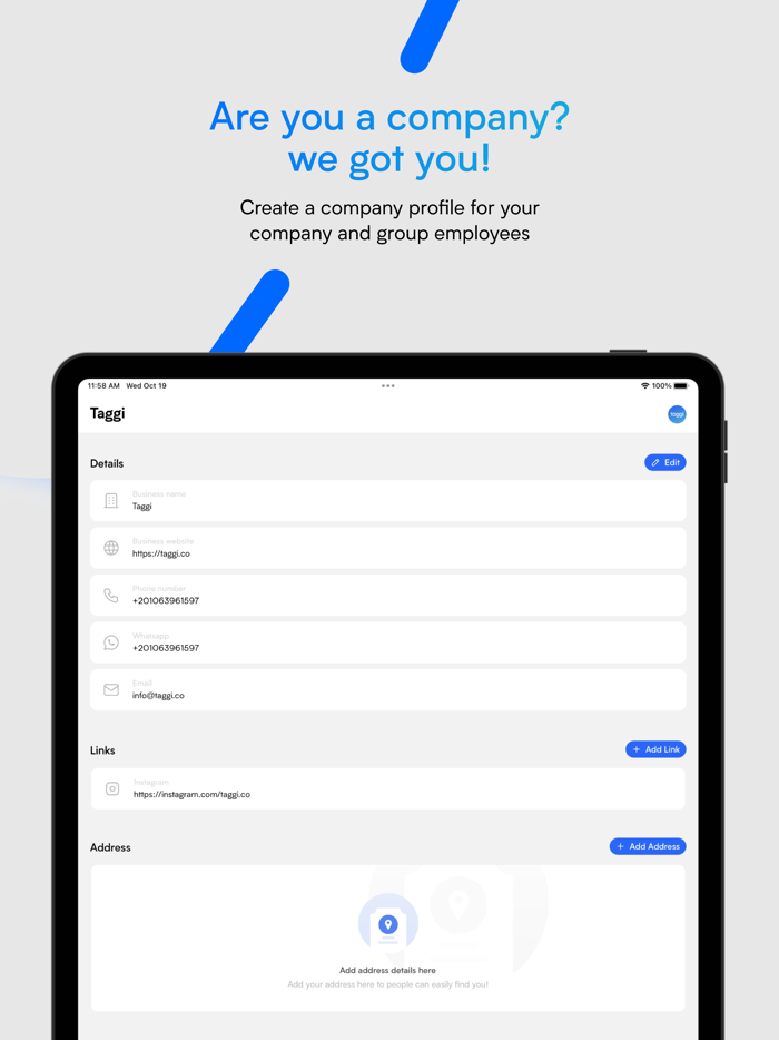 Taggi - Smarter networking