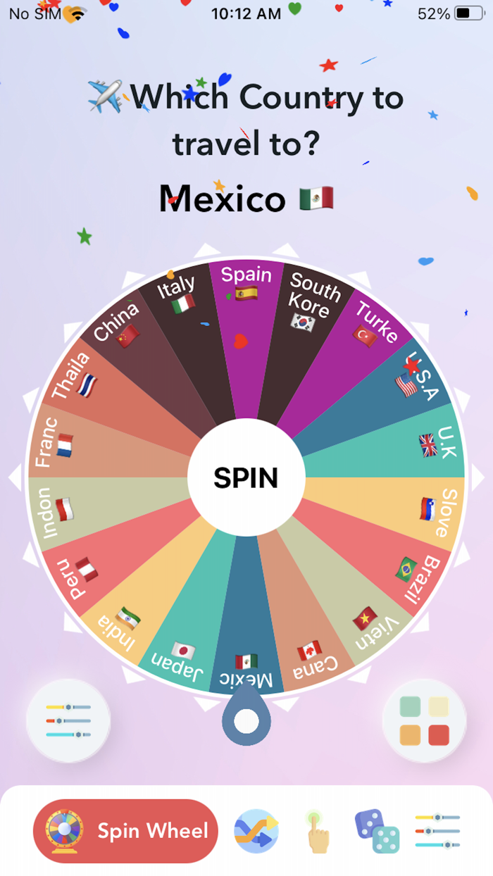 Decision wheel Generator lucky