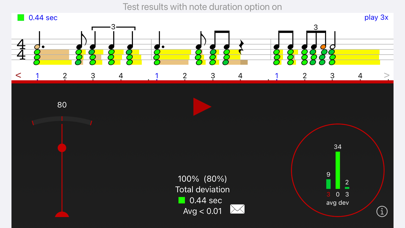 Screenshot #2 pour Rhythm Sight Reading Trainer