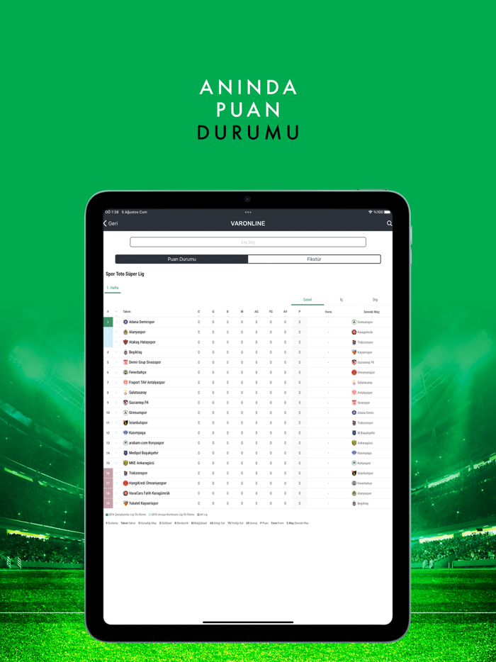 Var Online Canlı Sonuçlar