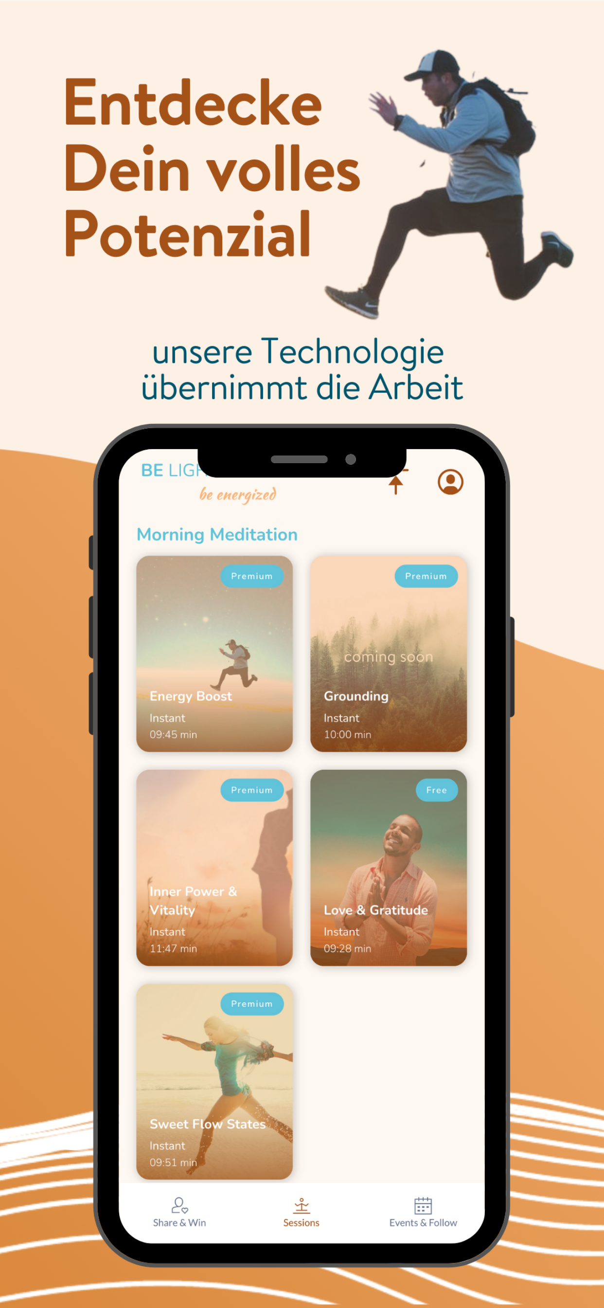 BE LIGHT Meditation & Schlaf
