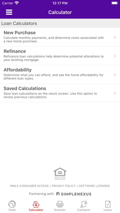 Wellby Mortgage Application Screenshot