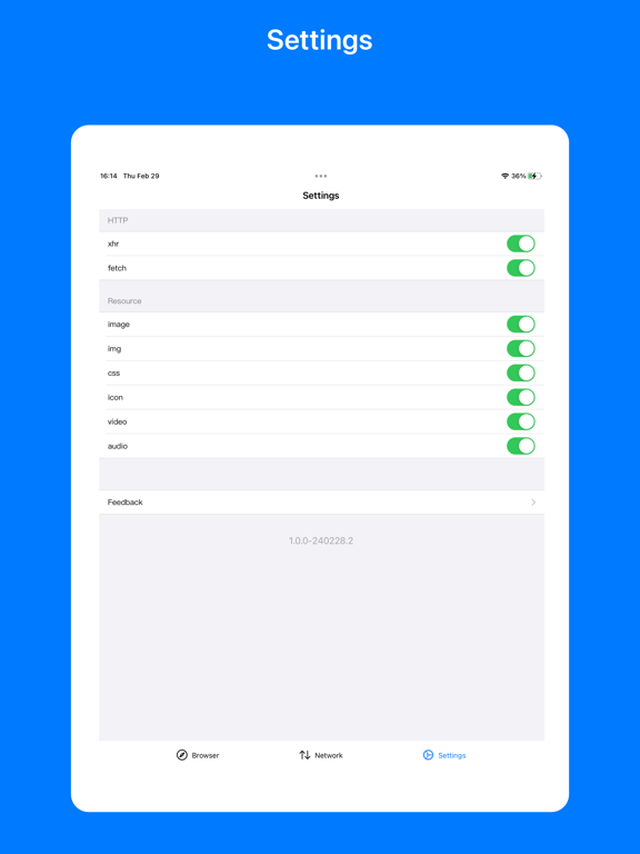 WebTraffic - Inspect network iPad screenshot 3 - Developer Tools app