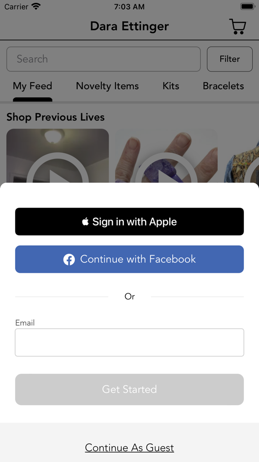 #1. Dara Ettinger (iOS) Podle: CommentSold Apps SIV