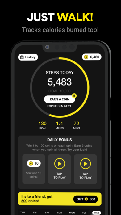 Cashstep - Pedometer That Pays Screenshot