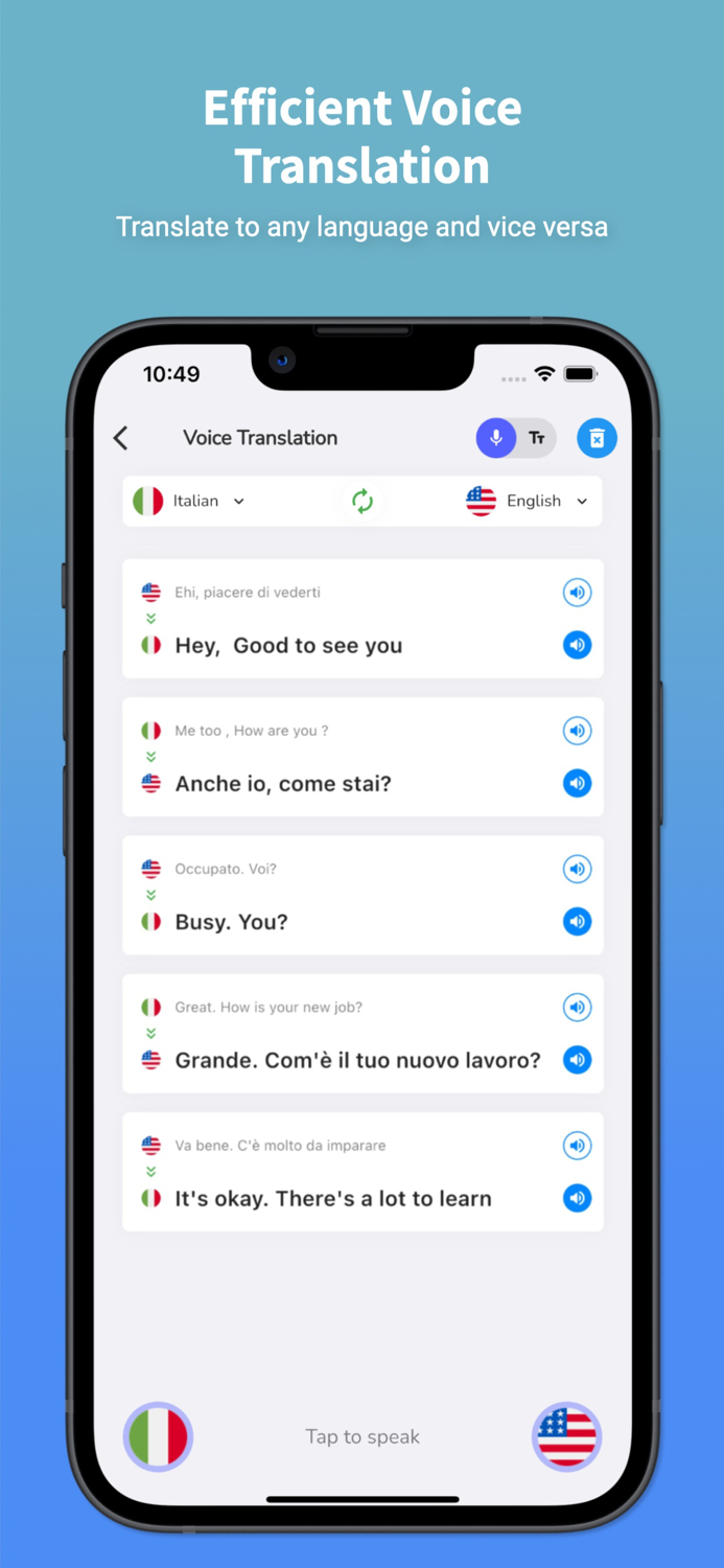 Italian Translator and Learn 