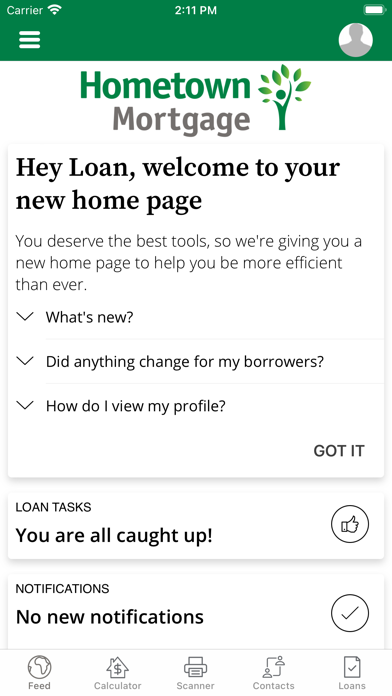 Hometown Mortgage Mobile Screenshot