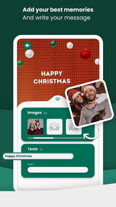 Christmas cards maker Animated Screenshot